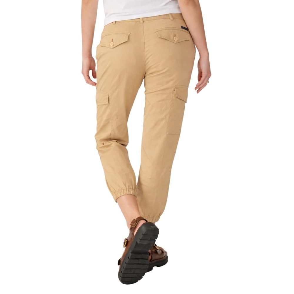 Sanctuary Rebel Cargo Pants Size 25 True Khaki Ankle Cropped Utility Stretch NWT - Picture 3 of 5